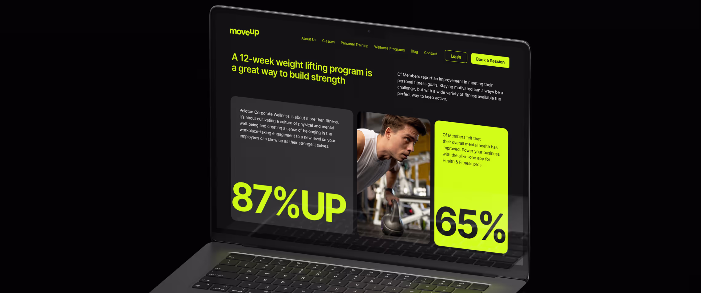 Move Up — web design, closing image