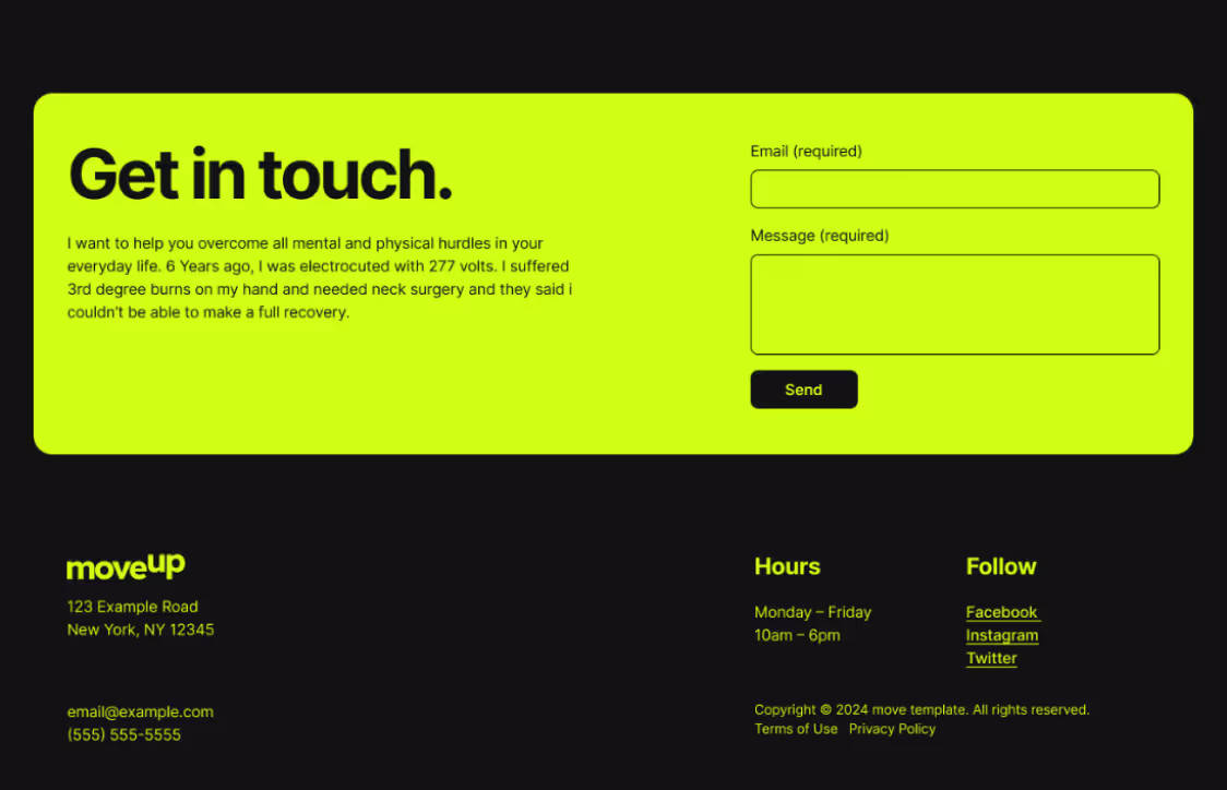 Move Up — web design, image 3
